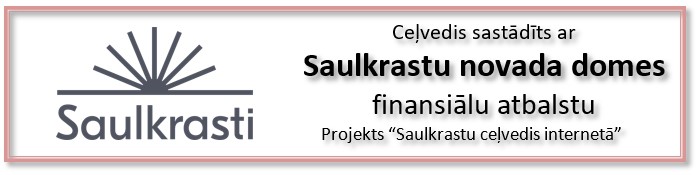 Projektu atbalsta Saulkrastu novada dome